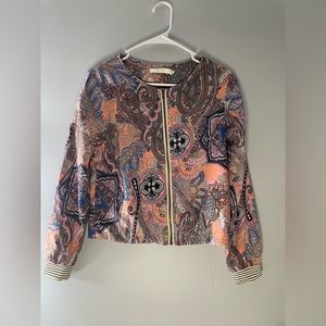 Funky zip up jacket- Size Small. Brand - Ya Pei